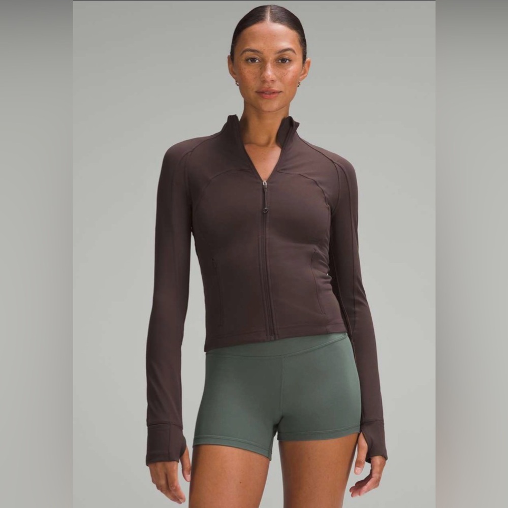 Lululemon Define Cropped Jacket *Nulu Espresso